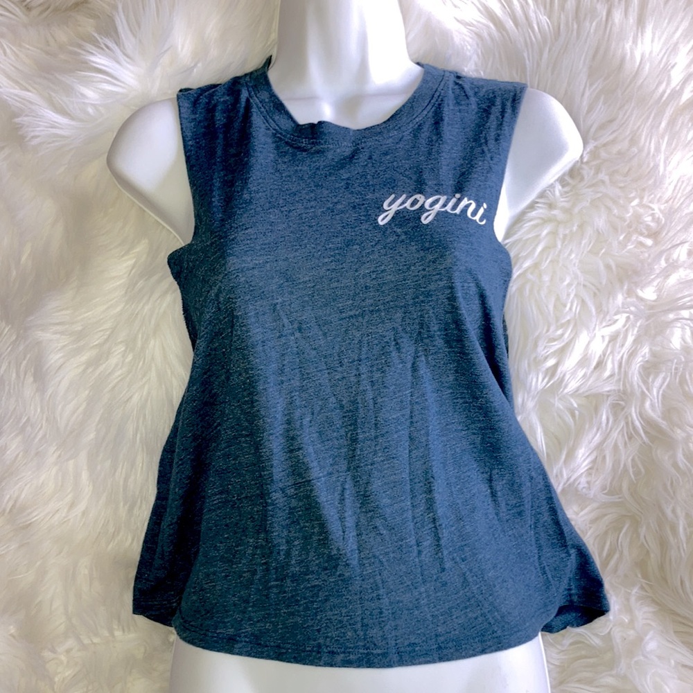 SPIRITUAL GANGSTER Teal Yogini Crop Tank M